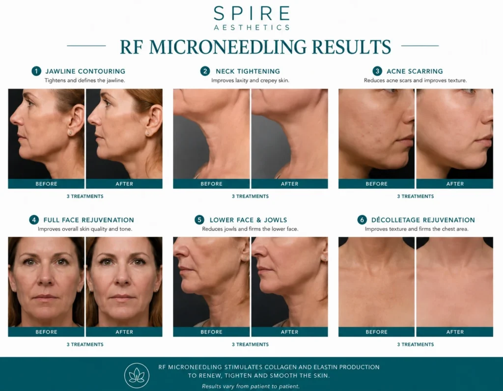 RF Microneedling Skin tightening Wisbech results