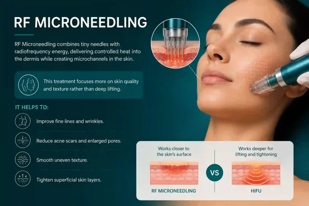What Does RF Microneedling Do That HIFU Alone Cannot Wisbech