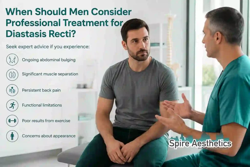 When Should Men Consider Professional Treatment for Diastasis Recti Wisbech?