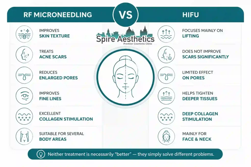 RF Microneedling vs HIFU: Which Treatment Gives Better Results Wisbech?